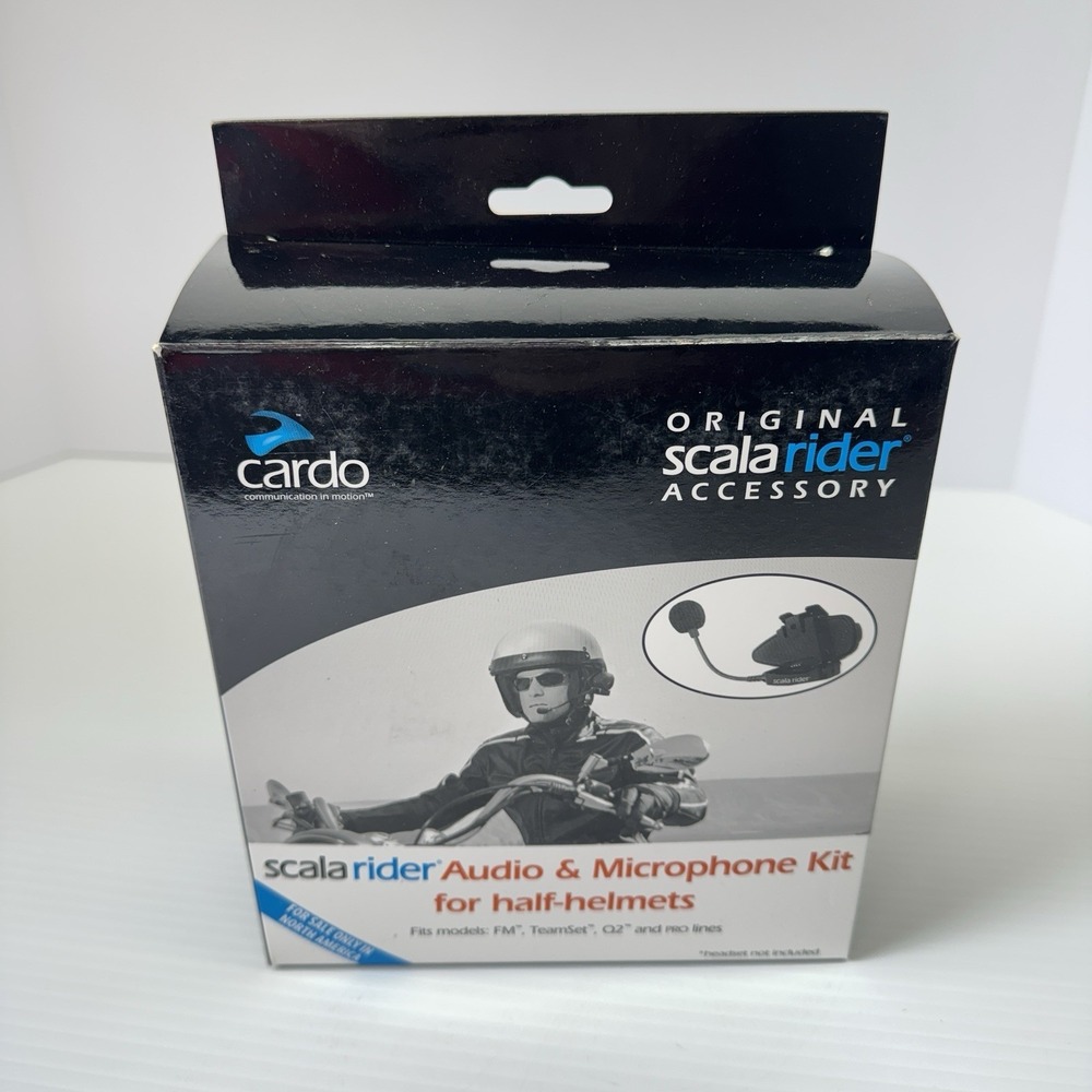 Cardo Scala Rider Q2 Audio & Microphone Kit for Half Helmets 71-9098
